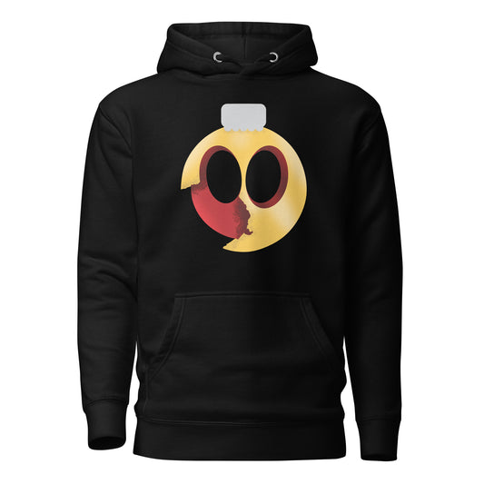 Uni Cracked Ornament Red/Yellow Unisex Hoodie