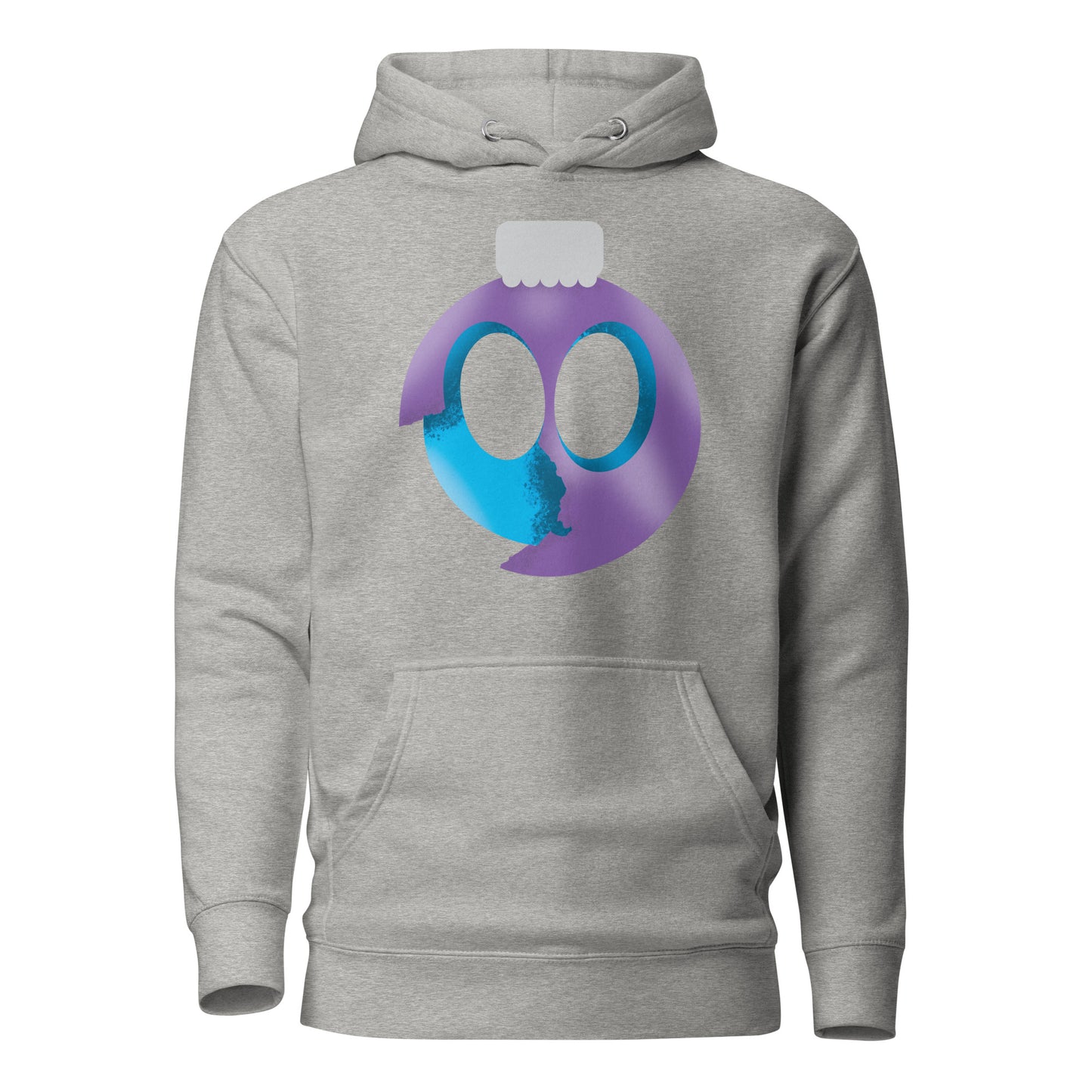 Uni Cracked Ornament Purple/Blue Unisex Hoodie