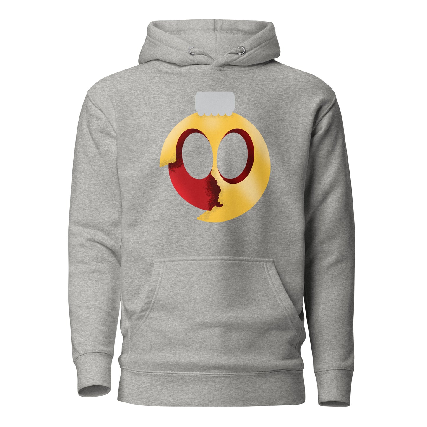 Uni Cracked Ornament Red/Yellow Unisex Hoodie