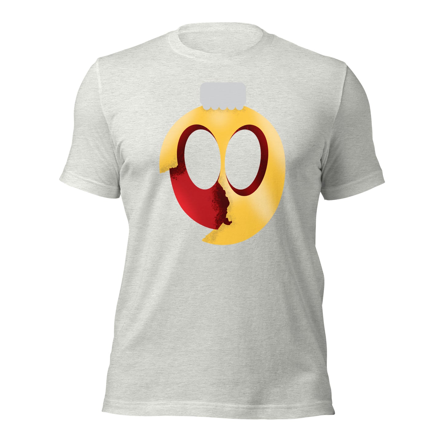 Uni Cracked Ornament Yellow/Red Unisex t-shirt