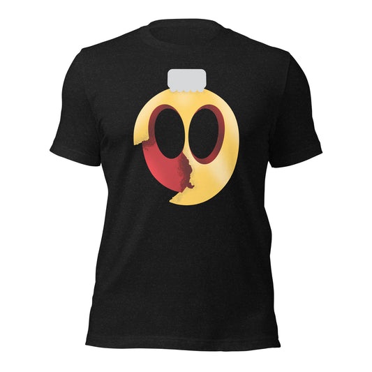 Uni Cracked Ornament Yellow/Red Unisex t-shirt