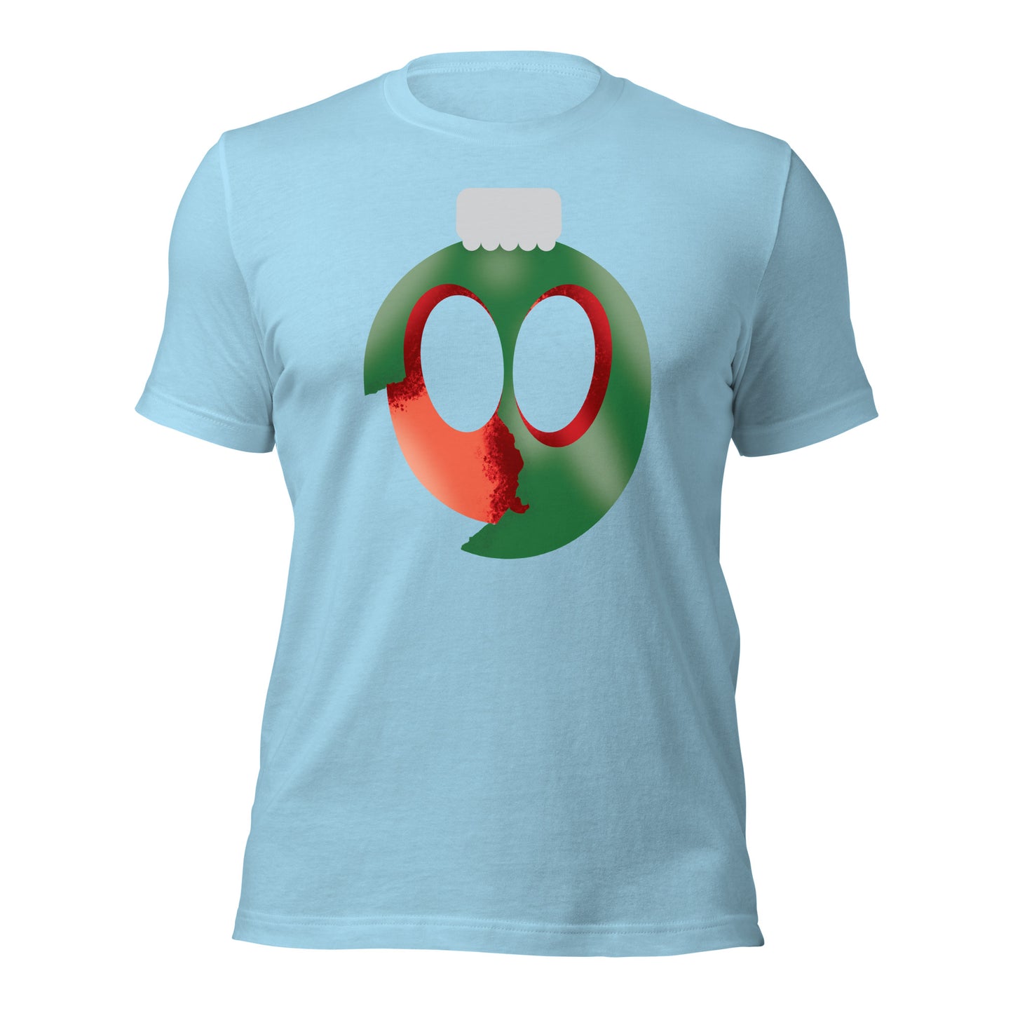 Uni Cracked Ornament Green/Red Unisex t-shirt